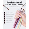 Modelones Nail Art Brush Cleaner & Restorer for Gel Polish/Nail Extension Gel/Nail Art Liner/Dip Powder/Acrylic Powder Manicure Brush DIY Salon at Home - 80ml/2.71 Fl.Oz
