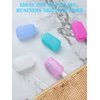 Lapfoon 5 Packs Toothbrush Covers, Silicone Toothbrush Covers Caps for for Electric Toothbrush Replacement Head & Manual Toothbrush, Toothbrush Travel Essentials