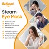 BeHoomi Steam Eye Mask, 20 Packs Heated Eye Mask Warm Compress for Eyes, Disposable Self Heating Eye Mask for Sleep, Spa, Travel Essentials & Relaxation Gifts for Women, Men (Sweet Orange)