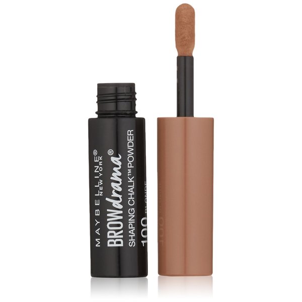 Maybelline New York Brow Drama Shaping Chalk Powder, Blonde, 0.035 fl. oz.