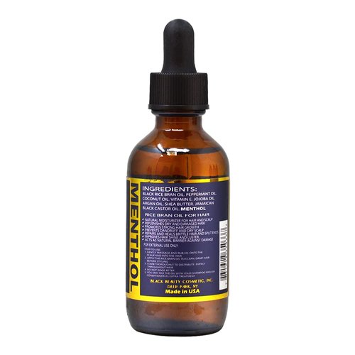 Jamaican Wild Black Rice Bran Oil Menthol Oil 2oz (Pack of 2)
