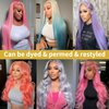 YWGYWG 613 13x6 Lace Front Wig Human Hair 200 Density 32 Inch Straight Wigs for Women Blonde 13x6 HD Lace Front Wigs Human Hair Glueless Pre Plucked Bleached Knots Blonde Lace Front Wigs Human Hair