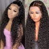 Urgirl Water Wave Lace Front Wigs Human Hair 13x4 Lace Front Wigs for Black Women 180% Density Wet and Wavy Human Hair Wigs with Baby Hair 26inch
