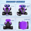 MindPal Robot Toys for Boys Girls with Auto-Demonstration Robots for Kids Remote Control Kids Robot Rechargeable Emo Robot with LED Eyes Smart Robot Age 3 Years and Up Purple
