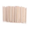 AHIER 50PCS/150PCS/500PCS/1000PCS Nail Art Orange Wood Sticks Cuticle Pusher Remover Manicure Pedicure Tool 110mm (150P)