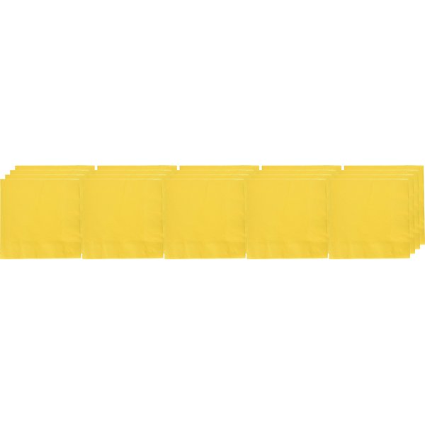 Sunshine Yellow 3-Ply Dinner Napkins | Pack of 20 | Party Supply