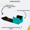 Card Guardian - Premium Deck Box (Teal) for 100+ Cards for Trading Card Games Compatible with Magic the gathering (MTG), Commander Deck, Yugioh Deck Box, Pokemon TCG, Sports Card Storage Boxes