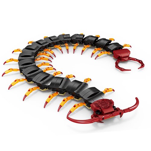 KAZI Centipede Toy Building Set for Kids,Forest Bugs Building Kit,STEM Insect Toys for Girls Boys Age 8-14,Play and Display Animal Model,Gift Idea