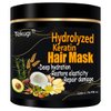 Tekugi Hydrolyzed Keratin Hair Mask | Pure Plant Keratin Treatment at Home | Deep Moisture Repair Deep Conditioning for Dry Damaged Hair Curly Hair and Oily Frizzy Hair Protein Mask for Hair