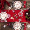 40PCS Merry Christmas Paper Napkins 13 x 13 Inches White Luncheon Napkins Cocktail Napkins Disposable Christmas Theme Decorations for Birthday, Christmas Theme Party Supplies
