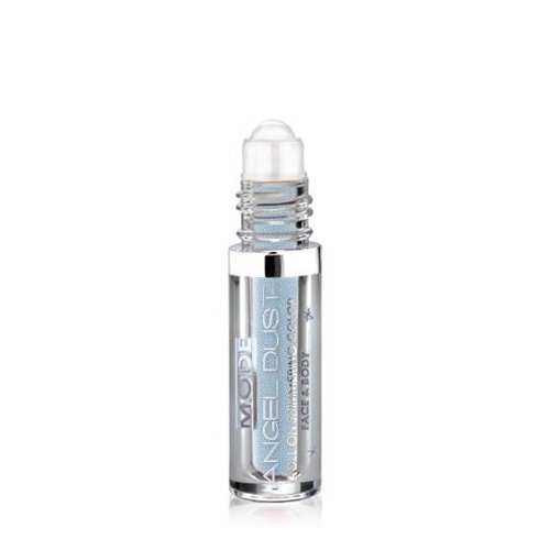 MODE Angel Dust Roll On Shimmering Eyeshadow Color MOONSTRUCK Baby Blue Frost Pearl, Natural Skincare Loose Mineral Powder Pigments, Spill Proof Bottle, Cruelty Free, Vegan, Made in NY