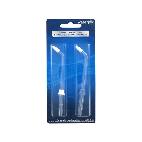 Waterpik Dental Water Jet Orthodontic Replacement Tips (Pack of 2)