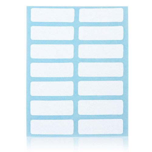 File Folder Labels Name Filing Envelopes Label Stickers, 0.5 x 1.5 in, Small Label Nametags for Jars, Bottles, Food Containers, File Folders (2 Pack)