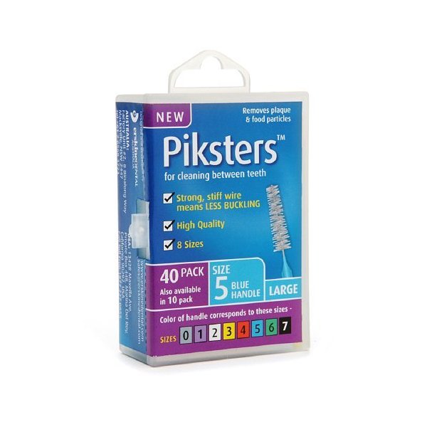 Piksters Interdental Brushes, Size 5 40 ea