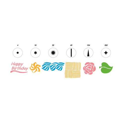 Ateco 8-Piece Cake Decorating Set