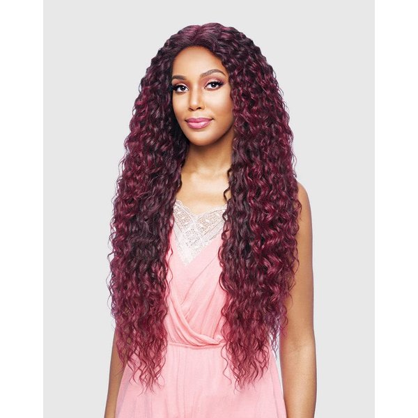 VANESSA Tops Deep Middle Lace Part Long Length Wavy Style Heat Wave Synthetic Wig - TOPS DM ALANTA 38 (F3240)