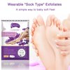 ALIVER Foot Peel Mask 3 Pack, Exfoliator Peel Off Calluses Dead Skin Callus Remover, Baby Soft Smooth Touch Feet-Men Women (Lavender)