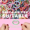 YGDZ Toddler Hair Ties 312PCS Baby Hair Ties 24 Colors, Small Elastic Hair Tie, No Crease Hair Bands, Ponytail Holders, Hair Accessories for Girls, Baby, Toddler