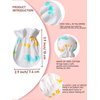 Newborn Baby Mittens No Scratch Baby Gloves Unisex Baby Gloves for 0-6 Months Baby Boys Girls (17 Pairs)