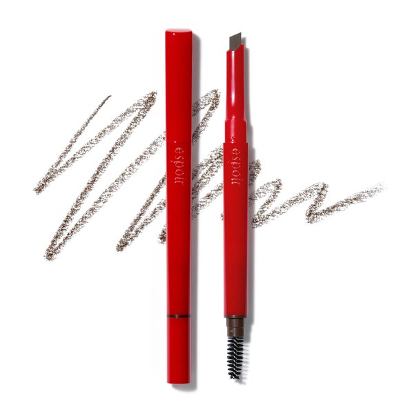 Espoir The Brow Easy Shaping Pencil # Classic Brown | Elaborately designed Leaf-shaped Eyebrow Pencil Tip for Quick and Easy to draw fine lines | Longlasting sharp tip and natural color