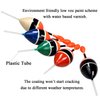 THKFISH Slide Fishing Floats Bobbers Saltwater Freshwater Slip Bobbers for Crappie Panfish Trout Bass Fishing (Blue and Red, 1/2 oz 2"x5.28" - 5Pcs)