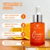 Peauamie Vitamin C Serum for Face Anti Aging Serum with 2% Hyaluronic Acid and 1% Retinol Ferulic Acid,Moisturizer Serum for Dark Spots, Fine Lines and Wrinkles 1 fl oz