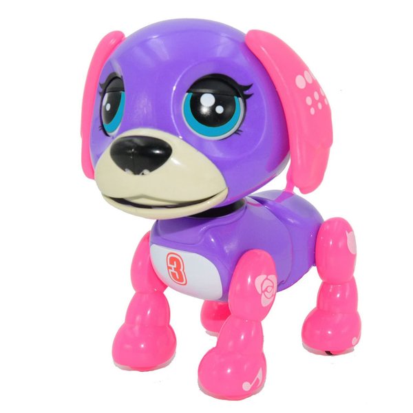 amdohai Interactive Puppy - Smart Pet, Electronic Robot Dog Toys for Age 3 4 5 6 7 8 Year Old Girls, Gift Idea for Kids ● Voice Control＆Intelligent Talking (Dark Purple)