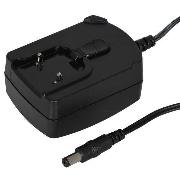 Phihong PSAC12R-120-R Interchangeable Wall Adapter, 12 V, 1 Amp, 12 Watt, 2.8" x 1.9" x 1.2" Size