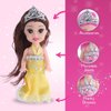Liberty Imports 12 Pack Miniature Royal Princess Toddler Dolls with Dresses, Girls Fashion Party Favor Imaginative Pretend Play Pocket Playset Collection (4.5-Inches)