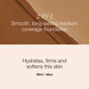 RMS Beauty ReEvolve Natural Finish Foundation - Liquid Foundation Face Makeup, Makeup Foundation Skin Tint, Refillable Foundation Pump Make Up
