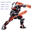 JCPUCT Black Tech Mecha Robot Building Blocks Birthday Gifts, Ages 15 and Up (Dark Wanderer B1120-Without Original Box)