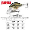 Rapala Dives-To 10 Fishing lure, 2.25-Inch, Hot Mustard