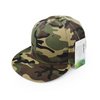 UltraKey Flat Brim Cap, Army Military Camo Baseball Cap Camouflage Hip Hop Flat Bill Plain Snapback Hats Green