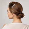 SOLUSTRE Decorative Hair Combs 10Pcs Clear Hair Combs Transparent Plastic Hair Side Clip Combs Grips Barrettes Plastic Bridal Wedding Veil Combs for Women Girl Fine Hair Accessories Clear Hair Clips