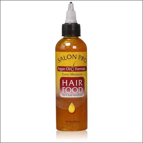Salon Pro Hair Food, Coconut Oil With Almond & Olive Oil, 4 Ounce