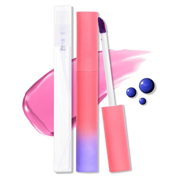 Erinde Peel Off Lip Stain Masque, Waterproof Lip Tint, Long Lasting & Transfer Proof Lip Stain Tint Lip Makeup, Matte Finish Highly Pigmented Color Tattoo Lip Stain, 06 Pink