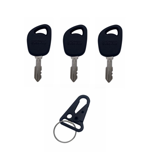 Replacement Key for John Deere Craftsman 140403 Poulan Husqvarna Toro 112-0312 AYP 112-1615 Kohler 48 340 01-S Murray 327350MA Riding Mower Tractor GY20680