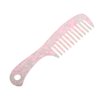 VOCOSTE 1 Pcs Hair Comb Wide Tooth, Anti-Static, for Thick, Curly Hair, Hair Care, Detangling Comb, for Wet and Dry Pink