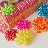 The Gift Wrap Company Decorative Confetti Gift Bows, Medium, Magenta, pack of 12