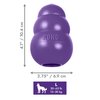 KONG Senior - Purple Rubber Dog Toy with Gentle, Natural Rubber - Durable Dog Toy for Older Dogs - Use Treats with Stuffable Chew Toy - Treat Toy for Chewing & Fetching (2 Pack) (Large)
