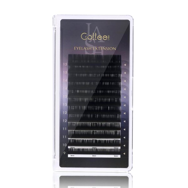 Eyelash Extensions, Classic Eyelash Extension, Premium Single &Classic Lashes,0.15 Thickness D Curl 9-15mm Mixed Tray,Natural Semi Permanent Eyelashes,Soft Application-Friendly (D 0.15,9-15 Mixed)