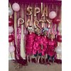 LaVenty 13 PCS Spa Party Balloons Spa Party Decoration Nail Polish Banner Spa Party Banner Spa Theme Birthday Party Salon Party Decoration Makeup Party Decoration