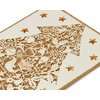 Papyrus Boxed Christmas Cards with Envelopes, Joyful Christmas and Wonderful New Year, Gold Christmas Tree (8-Count)