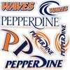 Pepperdine University Sticker Waves Stickers Vinyl Decals Laptop Water Bottle Car Scrapbook T2 (Type 2)
