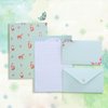 90PCS Stationary Paper and Envelopes Set, writing paper stationery set,10 Different Style Cute Writing Stationery Paper Letter Set(60 stationery paper + 30 envelopes)