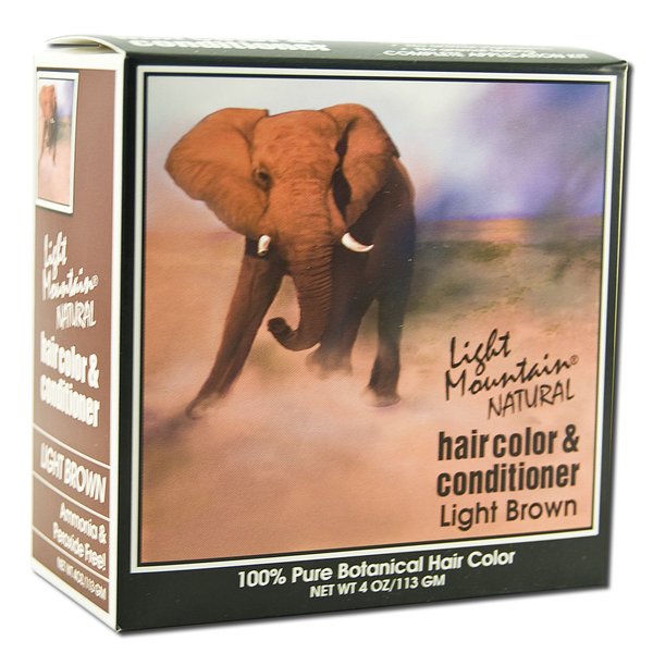 Hair Color Light Brown 4 OZ, 2 Pack