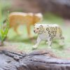 Gemini&Genius Lynx Snow Leopard Toys Set for Kids, Forest Animals Toy Figures, Woodland Animals, Wildlife Figurines, Cake Toppers, Display, Education, Play Toys for Kids Toddlers