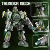 HIGH GODO Thunder Mech Building Model Toy for Kids,Cool Joint Movable Mech Display Set with Exclusive Display Stand, Birthday Gifts for Boys 8-12（456PCS）