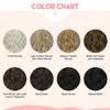 Hair Extensions, KUIRAN Clip in Hair Extensions 12" Short Curly Wavy Blonde Hair Extensions 4PCS Hair Extensions Invisible Lace Weft Natural Soft Hairpieces for Women - Medium Golden Blonde