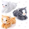 Harrycle 3 Pcs 9 Inch Stuffed Cat Animal Plush Cat Cute Stuffed Cat Plush Toys Small Cat Stuffed Animal Sleeping Gifts for Kid Classroom School Pet Party Favors Supplies Decoration(Classic Style)